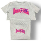A t-shirt with the words double mg on it.