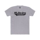 A t-shirt with an old man gang logo on it.