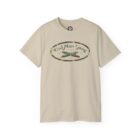 A t-shirt with the words " red river lodge ".