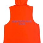A red vest with the words " redbriing 4 life ".