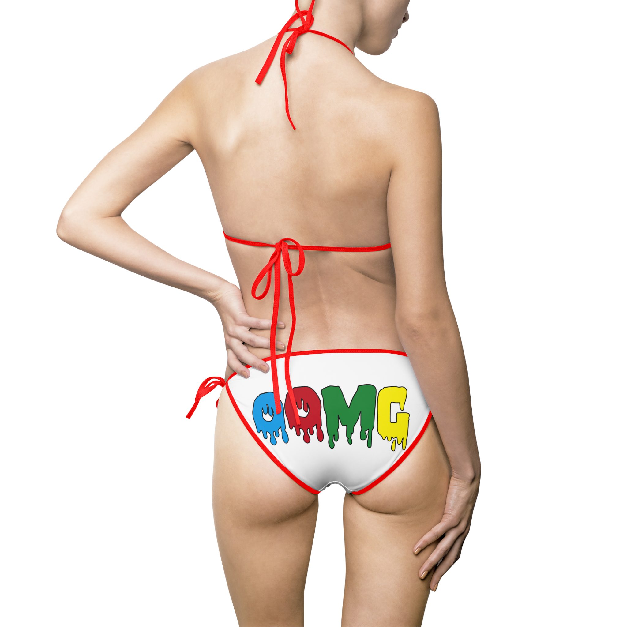 Women's OOMG Drip Bikini Swimsuit - Image 3